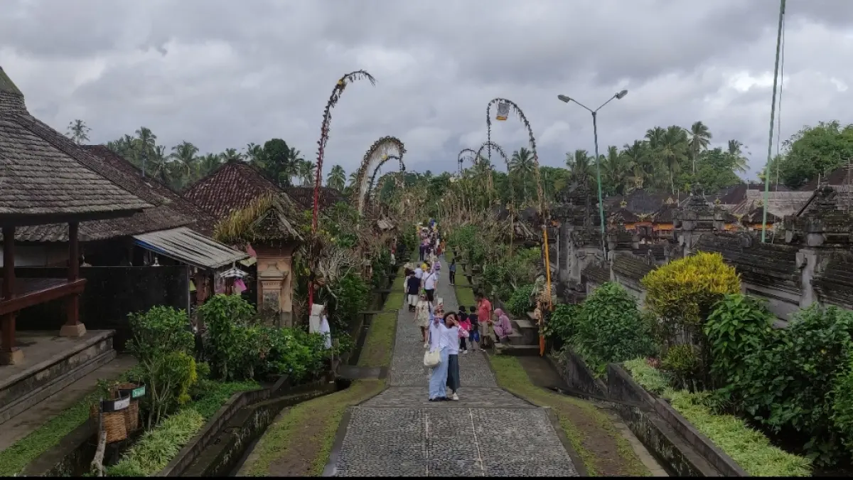 CEGAH KEBAKARAN: Desa wisata Penglipuran Bangli ini salah satu aset ternama yang paling tersohor di dunia sebagai yang terbersih dan terbaik dunia. (IST/radarbali.id)