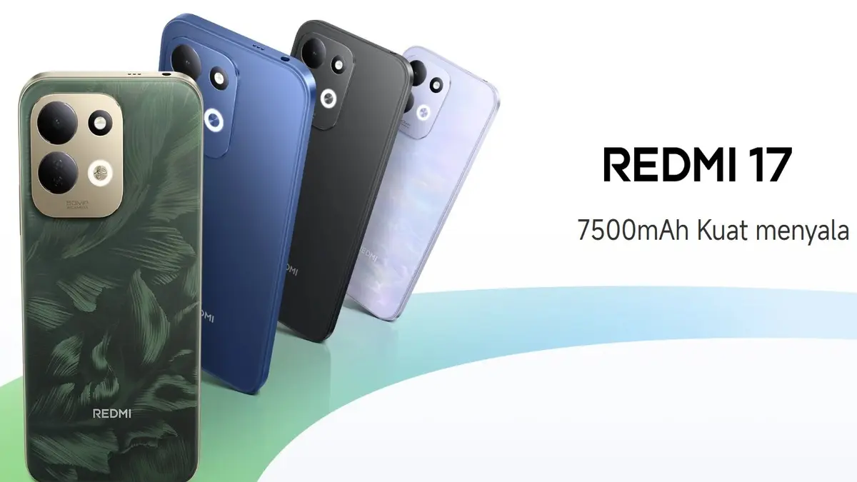 REDMI 17 hadir dengan baterai 7500mAh untuk daya tahan lebih lama. (Istimewa) 