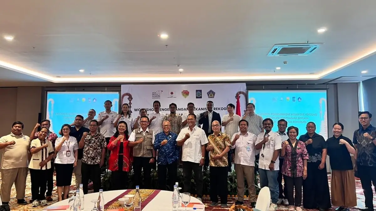 KEWASPADAAN: Workshop pengembangan recognition mechanism bagi hotel penerima Disaster Safety Certification (DSC) oleh A-PAD Indonesia di Kuta, Sabtu (26/8/2026). (NI KADEK NOVI FEBRIANI/radarbali.id)