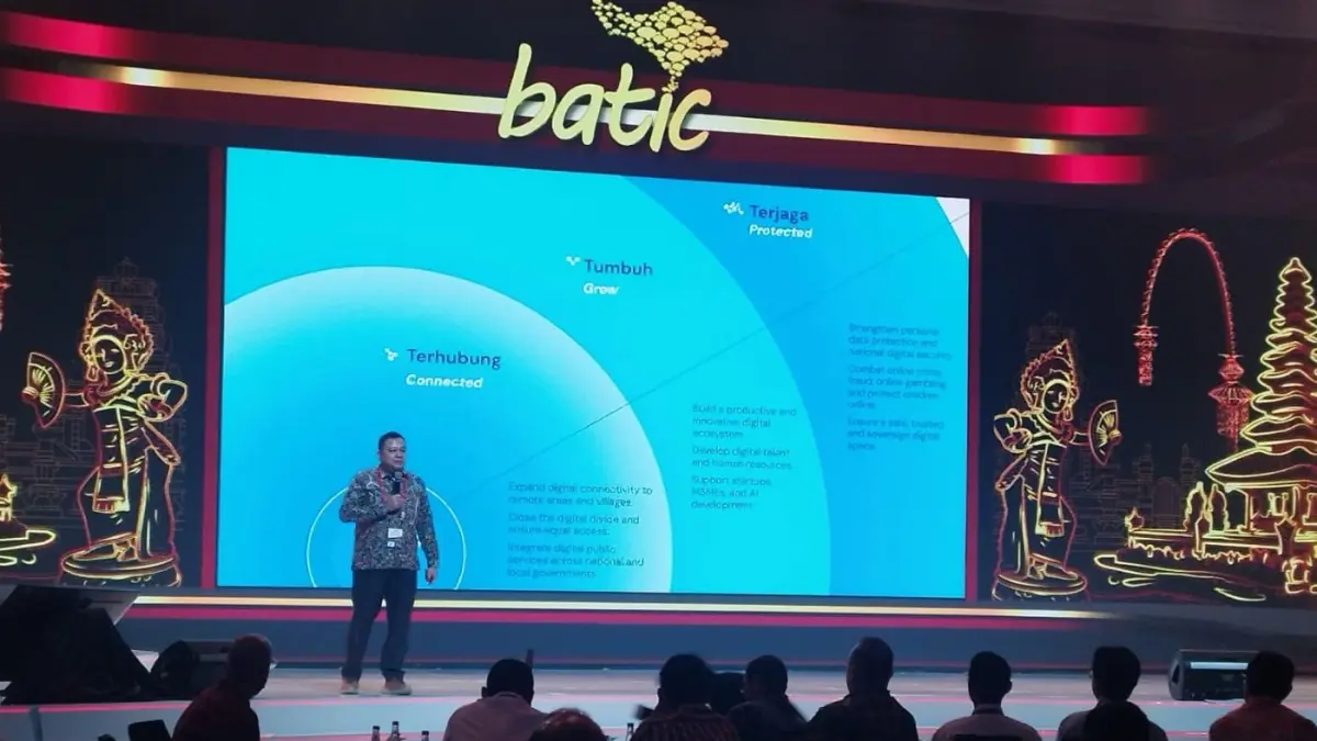 REGULASI AI: Direktur Jenderal Ekosistem Digital Komdigi, Edwin Hidayat Abdullah, (Humas Telkom for radarbali.id)