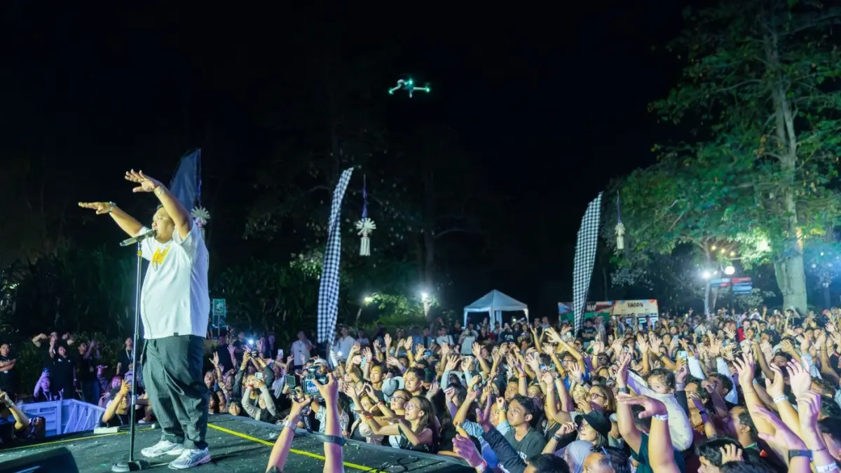ANTUSIAS: Keseruan suasana konser AXEAN Festival 2026 di Jimbaran Hub pada 29–30 Agustus 2026. (PR Jimbaran Hijau for radarbali.id)
