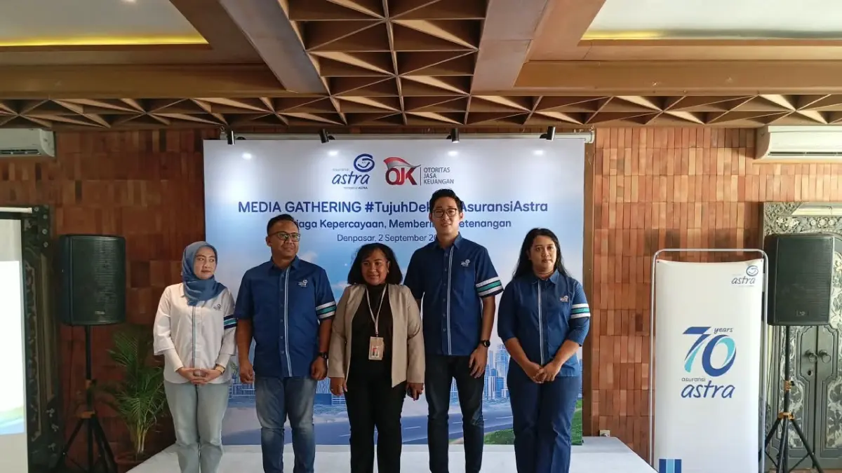 Asuransi Astra bersama Otoritas Jasa Keuangan (OJK) menyelenggarakan Media Gathering #TujuhDekadeAsuransiAstra di Bendega Restaurant, Denpasar, pada Rabu (2/9/2026)
