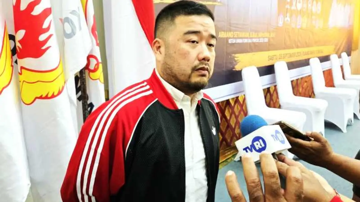 TERPILIH LAGI : Armand Setiawan Wulianadi alias Armand Joger Kembali akhirnya memimpin FORKI Bali lagi untuk periode 2026-2030. (Marsellus Pampur)