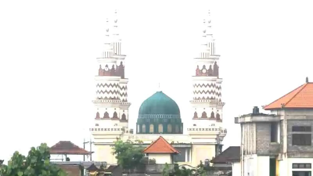 Ilustrasi Masjid Al Muhajirrin, Kepalon, Denpasar. (Miftahuddin/Radar Bali)