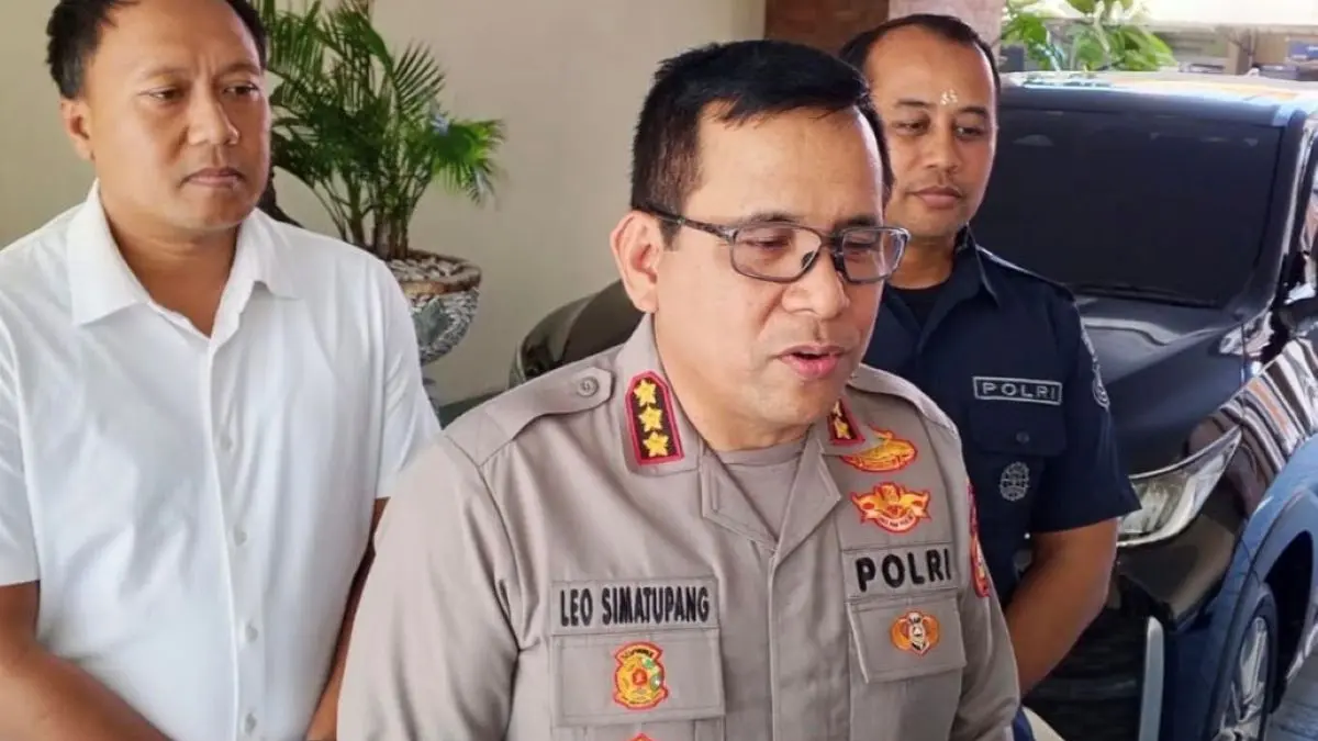 HOROR: Kapolresta Denpasar Kombes Pol Leonardo David Simatupang, S.I.K., M.H., beberkan hasil pemeriksaan sementara. (ist/radarbali.id)