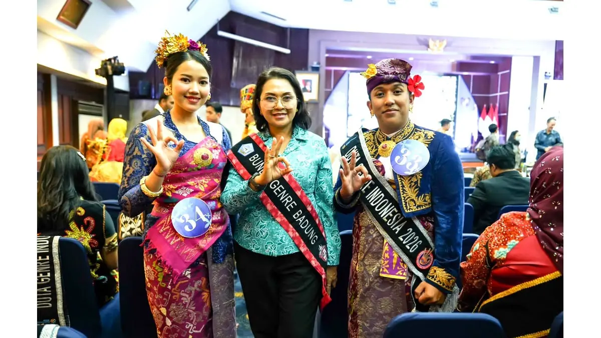 Bunda GenRe Kabupaten Badung, Nyonya Rasniathi Adi Arnawa, menghadiri Puncak Apresiasi Duta GenRe dan Jambore Ajang Kreativitas Remaja Tingkat Nasional 2026 di Auditorium Kementerian Kependudukan dan Pembangunan Keluarga / BKKBN, Jakarta Timur, Selasa (22/9).