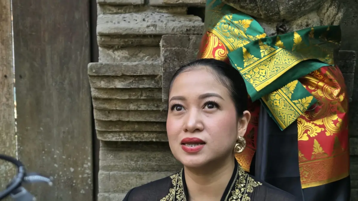 DAPAT APRESIASI LUAS: Sita Tyasutami, Festival Director dan co Founder dari Nusantara International Folklore Festival (NIFF). (Marsellus Pampur)