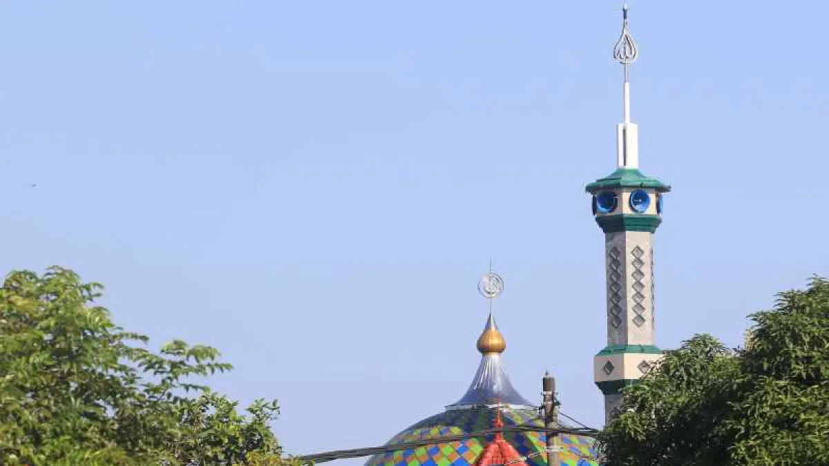 Ilustrasi Masjid Nurut Taqwa, Jalan Letda Reta, Denpasar. (Miftahuddin/Radar Bali)