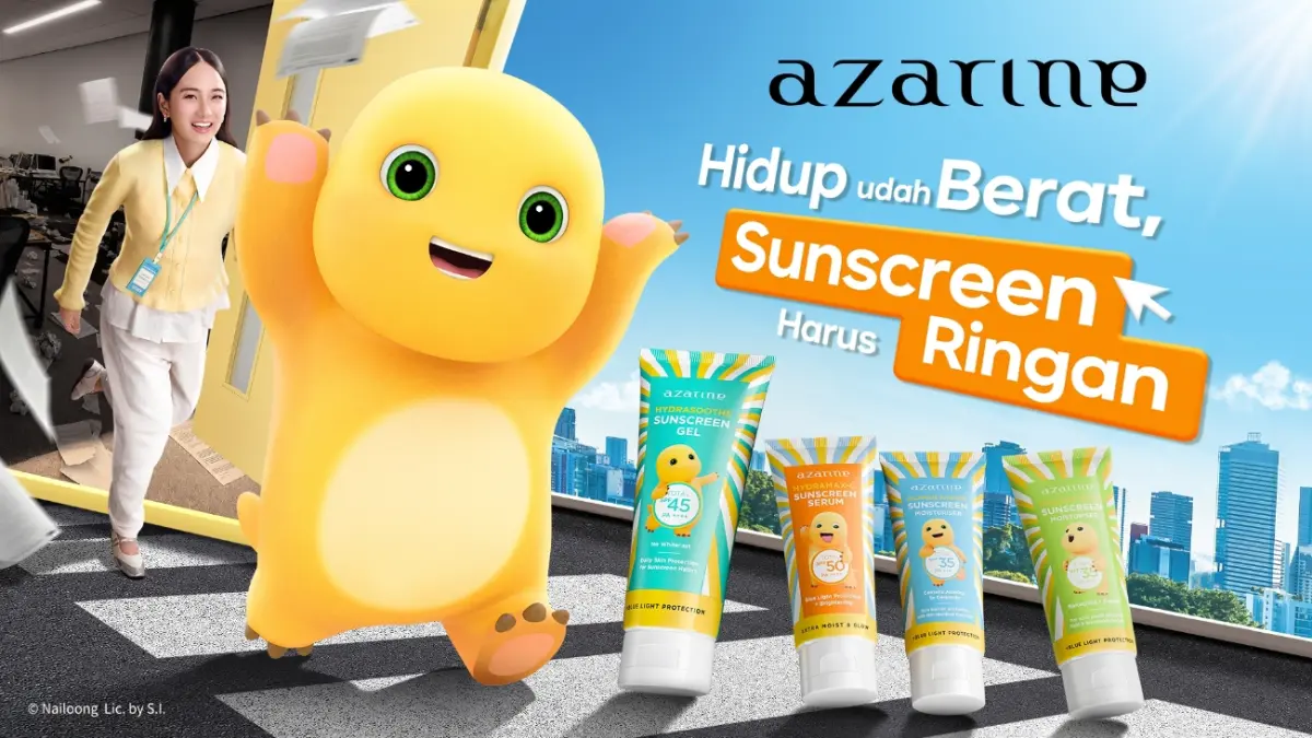 Azarine Sunscreen Nailoong Edition.