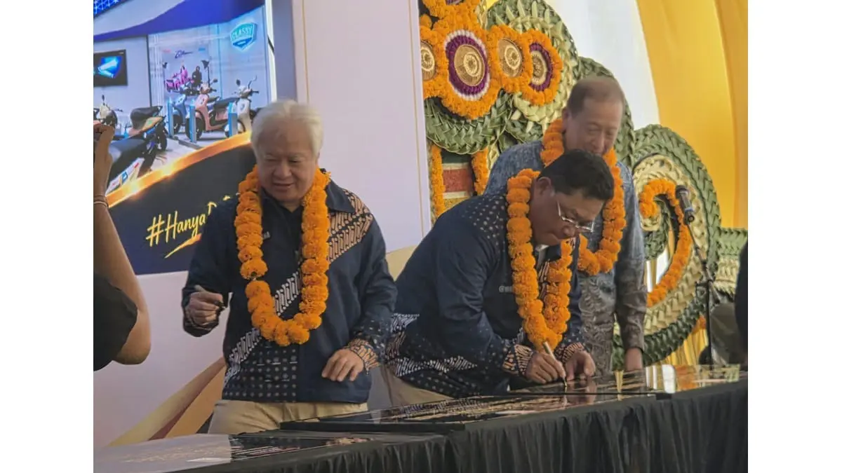 Peresmian Dealer Yamaha DETA Group di Gatsu Timur, Denpasar Timur, Kamis (1/10)