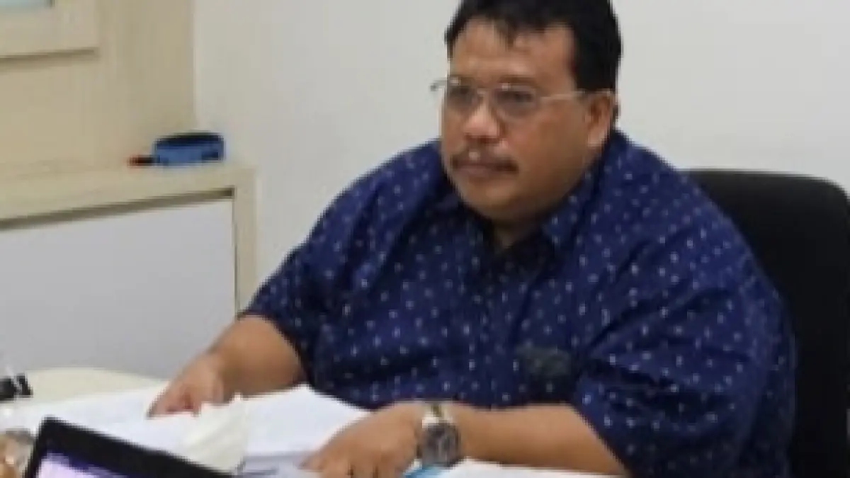 BUKA SUARA: Penasihat hukum Dirut PT DWI, Agus Sujoko.