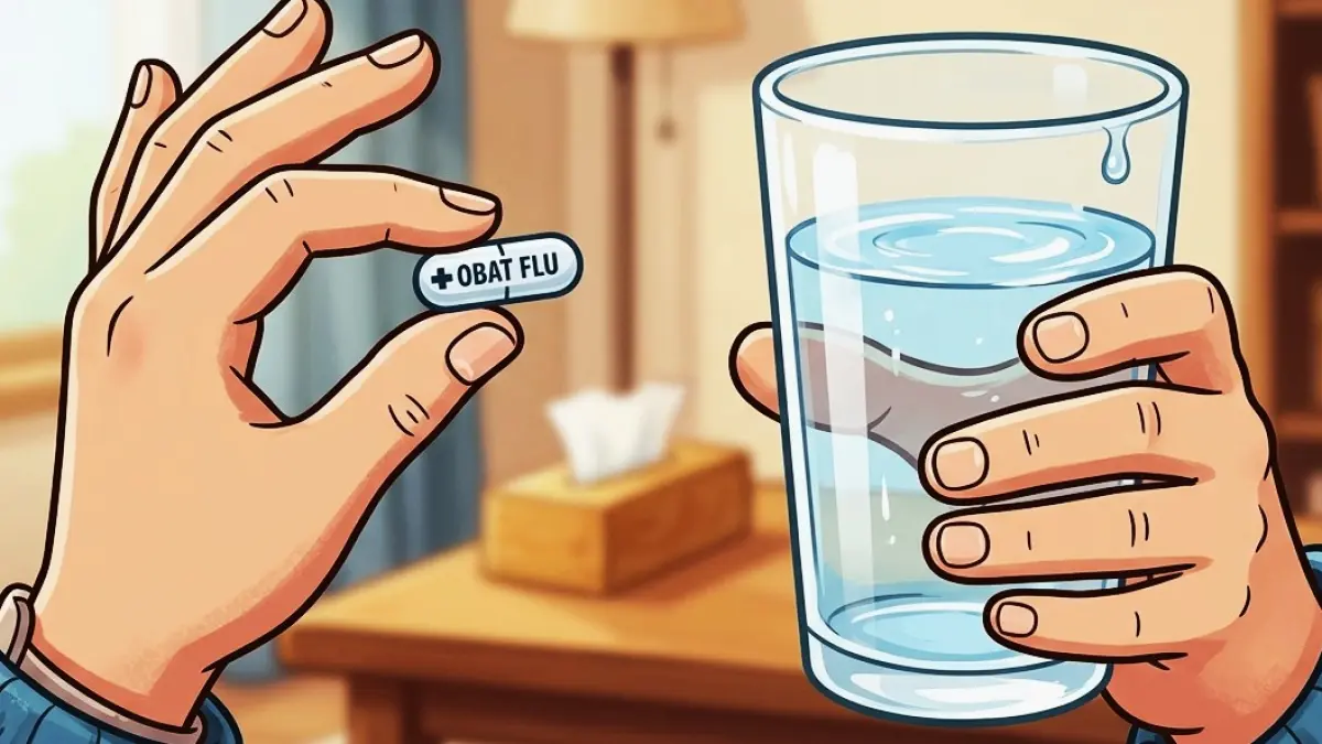Ilustrasi Influenza Tipe A. (gambar digital gemini/radar bali)