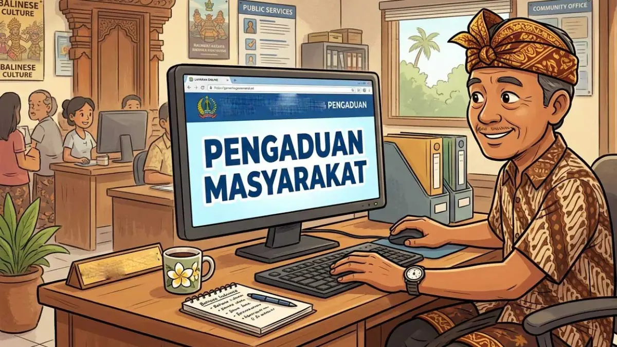 Ilustrasi pengaduan Masyarakat (gambar digital gemini/radar bali)