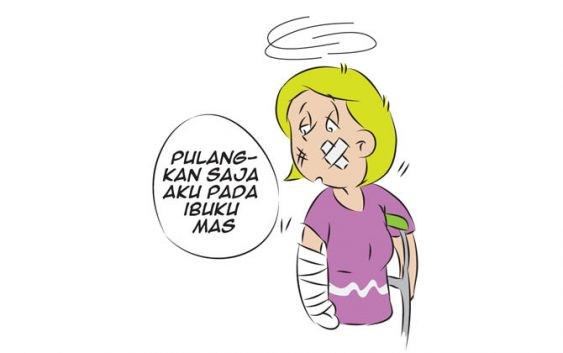 sadis-cemburu-punya-pil-suami-seret-istri-hingga-babak-belur