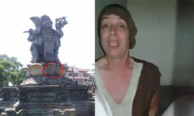 bule-gila-ngamuk-rusak-patung-catur-muka-nekat-gigit-saat-diamankan
