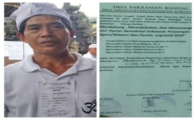 update-kelian-banjar-badung-akui-ada-perarem-dukung-paket-satu-jalur