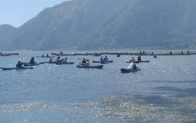 Suasana di Danau Batur, Kintamani, Bangli.