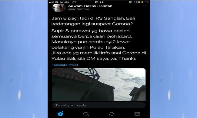 netizen-lihat-mobil-mencurigakan-masuk-sanglah-kadiskes-sebut-hoax