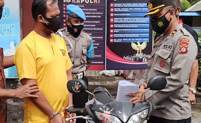 terdampak-corona-dan-di-phk-sopir-ekspedisi-nekat-maling-sepeda-motor
