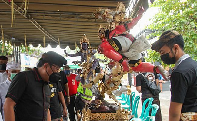 EVEN LOKAL: Beberapa Ogoh-ogoh mini yangv mulai dilirik wisdom.