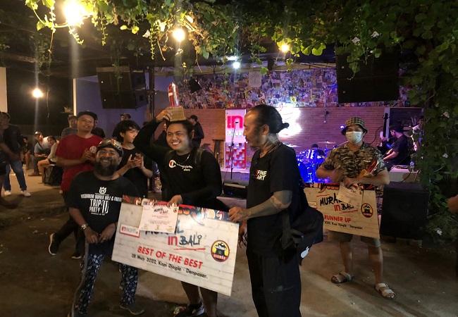 SILANG IDE: Kemeriahan Mural IN Bali yang berlangsung sejak 25 April hingga akhir Mei 2022 di Kopi Joglo, Jalan Sedap Malam Denpasar. (ist)
