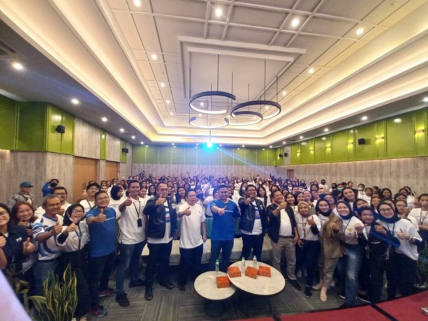 ASAH MENTAL: Pelatihan Community Leaders dengan tema “Insan PNM Berkualitas, Dukung UMKM Naik Kelas” dihadiri 300 peserta yang merupakan pendamping nasabah PNM Mekaar, (23/7). (Ist)