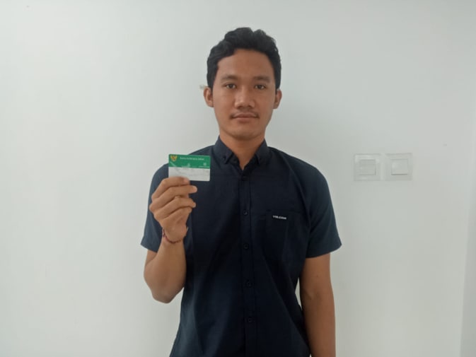 BERMANFAAT: Salah satu peserta JKN yang telah merasakan manfaat dari Program JKN adalah Suryanata, 21. (ist)
