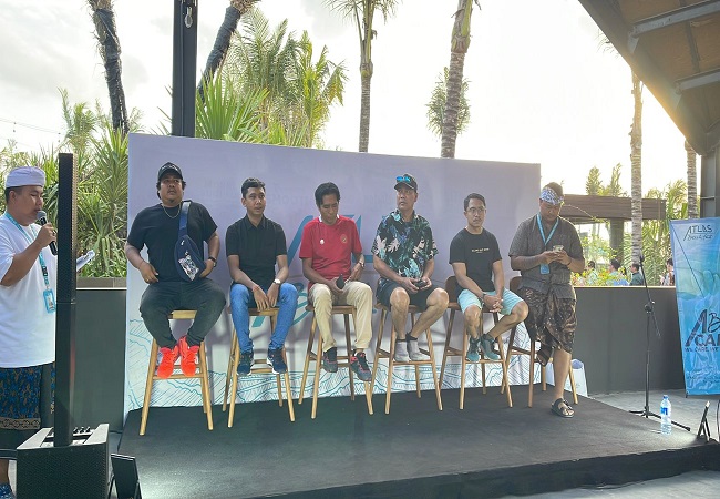 Desa Tibubeneng, Kuta Utara, Badung melaksanakan kegiatan road to G20 Bali Beachfest bersama pemerintah dan Atlas Beach Fest.  (ist)