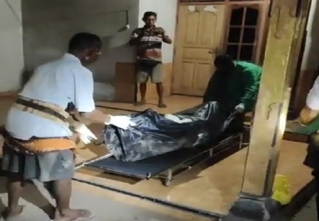 Penemuan jenazah di Desa Bungkulan. (Eka Prasetya)