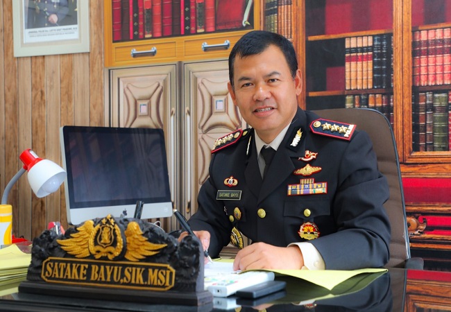 WASPADA PENIPUAN: Kabid Humas Polda Bali, Kombespol Stefanus Satake Bayu Setianto. (Andre Sulla)