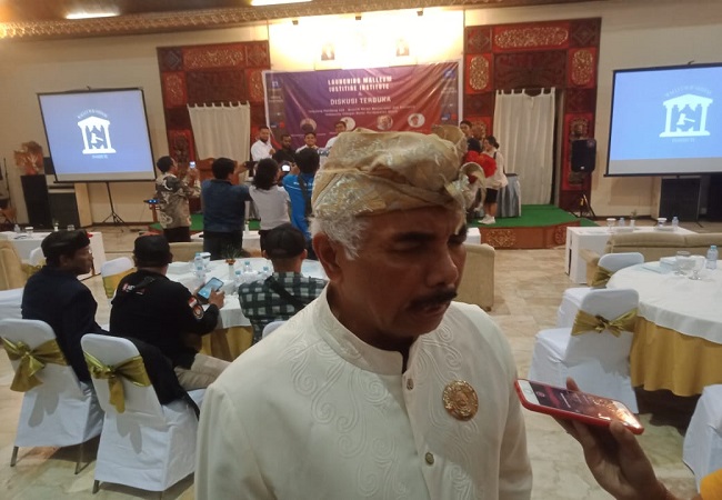 Ketua Majelis Desa Adat (MDA) Provinsi Bali, Ida Penglingsir Agung Putra Sukahet. (Foto Marsell Pampur)