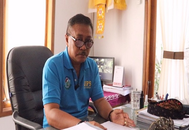 Perbekel Bondalem Gede Ngurah Sadu Adnyana. (Eka Prasetya)