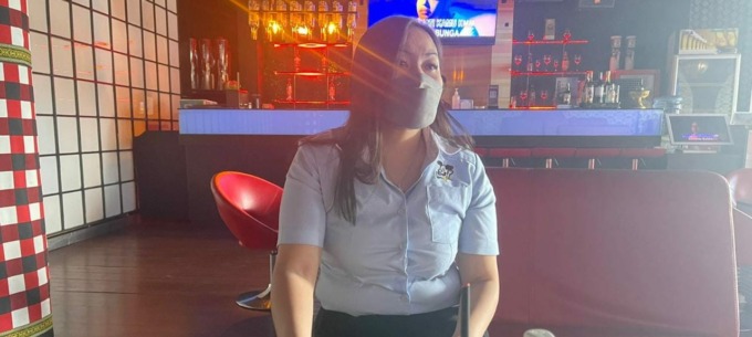 Manajer Haapy Puppy Rita Lee mengakui jual miras dan cewek seksi. (ist)