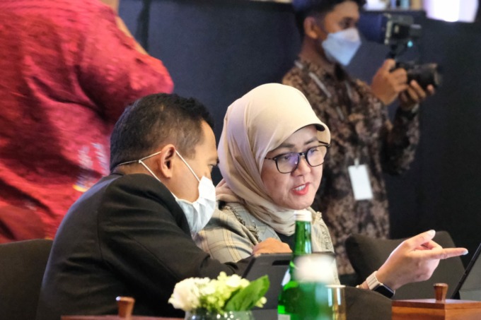 KRUSIAL: Direktur Bisnis Febby Novita turut menghadiri Forum Ketahanan Pangan Global pada side event G20