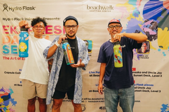 EKSKLUSIF: Peluncuran koleksi kolaborasi di situs Hydro Flask Indonesia, sekaligus pre-order eksklusif di toko retail Hydro Flask di Beachwalk Shopping Center pada 26 Oktober 2022. (ist)