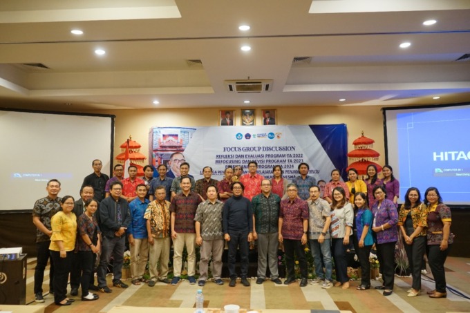 EVALUASI: Undiksha menggelar FGD evaluasi dan refleksi program Lembaga Pengembangan Pembelajaran dan Penjaminan Mutu (LPPPM) tahun 2022 di Denpasar pada 25 sampai 27 November 2022. (undiksha untuk radar bali)