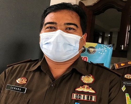 Kepala Seksi (Kasi) Kejari Karangasem Dewa Semara Putra. (Foto Zulfika Rahman)