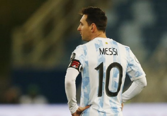 Megabintang Argentina Lionel Messi. (Rodolfo Buhrer/Reuters)
