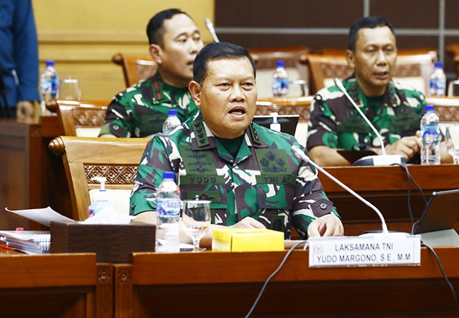 Panglima TNI Laksamana TNI Yudo Margono. (Dery Ridwansah/ JawaPos.com)