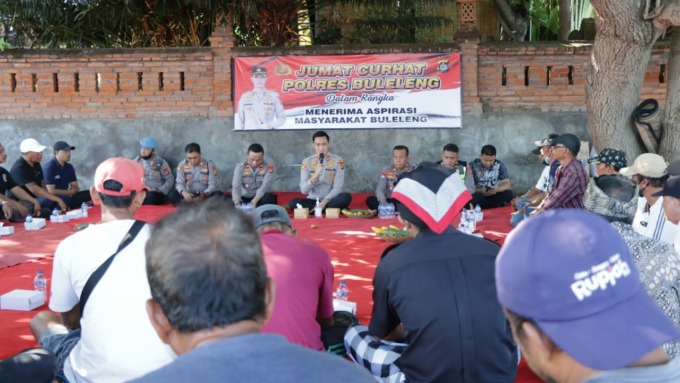 BBM SUBSIDI: Simakrama nelayan dengan kapolres Buleleng Jumat (9/12/2022).