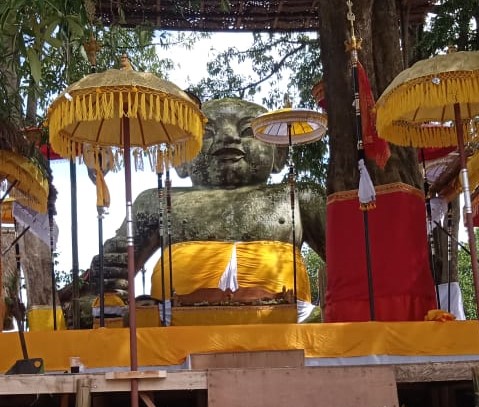 Piodalan Pedudusan Agung akan digelar di arean Patung Bayi Sakah Desa Adat Blahbatuh Gianyar.