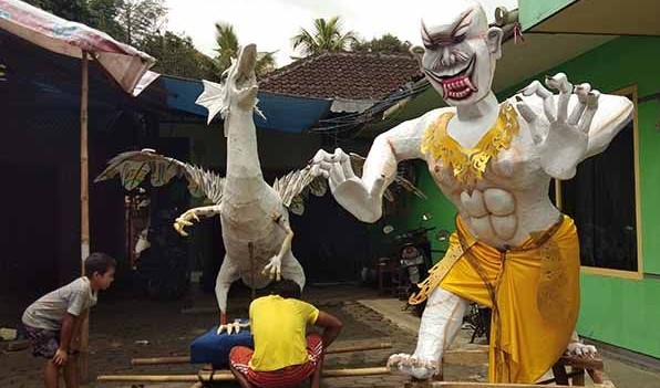 Ilustrasi ogoh-ogoh. dok.jawapos.
