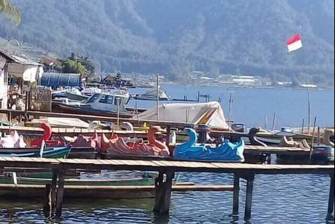 PERLU PENATAAN : Kawasan Wisata Danau Beratan, di Kecamatan Baturiti Tabanan. (foto:juliadi/radarbali)