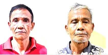 SIAP HUKUMAN TERBERAT : Wowon Erawan (kiri) dan Duloh. (foto:istimewa)