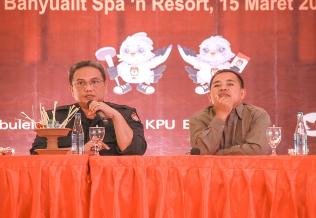 Sosialisasi perubahan daerah pemilihan. (Eka Prasetya)