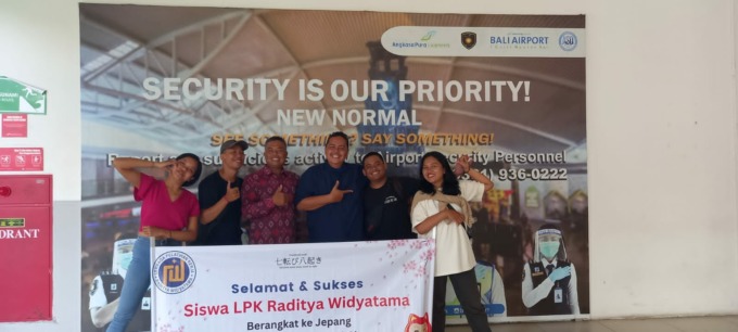 PELEPASAN PERDANA: LPK Raditya Widyatama adalah LPK Pertama di Bali yang menggunakan kurikulum pembelajaran JFT-Basic dan SSW (Specified Skilled Workers) untuk Visa Kerja Resmi Tokutei Ginou. (IST)