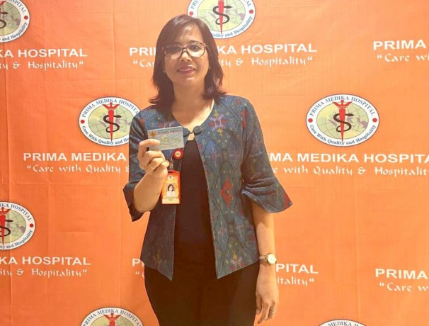 KOMITMEN: Direktur RS Prima Medika dr. Putu Dian Ekawati, MPH. (BPJS Kesehatan Denpasar untuk Radar Bali)