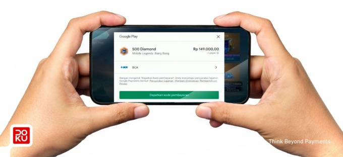 KEMAJUAN: Aplikasi DOKU terus menambahkan metode-metode pembayaran yang akan semakin mempermudah para pengguna Google Play dalam membeli konten digital,