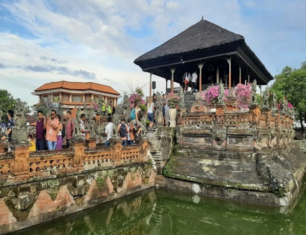 Objek wisata Kertha Gosa di Klungkung. (Foto DEWA AYU PITRI ARISANTI)
