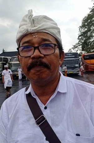 TERIMA KASIH: I Made Adi Yasa asal Badung. (PEMPROV BALI FOR RADAR BALI) 